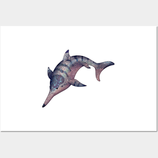 Cozy Ichthyosaurus Posters and Art